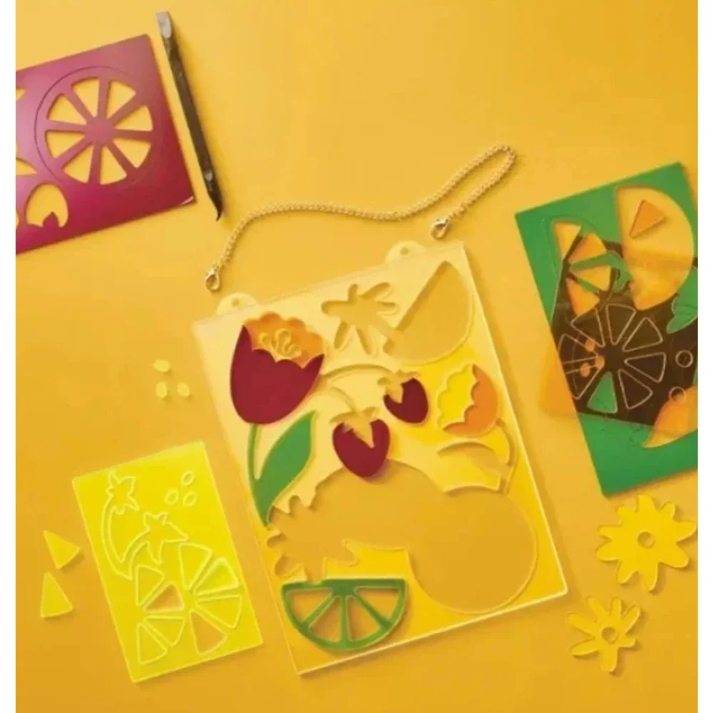 Fruit Acrylic Suncatcher Craft Kit - Mondo Llama NEW in box Hanging Cute Fun s19